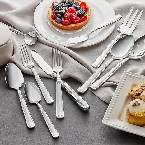 J.A Henckels 22772345 Vintage 1876 45 PC Flatware Set w/Serving Spoon, Meat Fork & Butter Knife