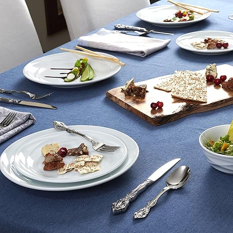 Oneida 2765045AL20 Michelangelo 45 Piece Fine Flatware Set, Service For 8