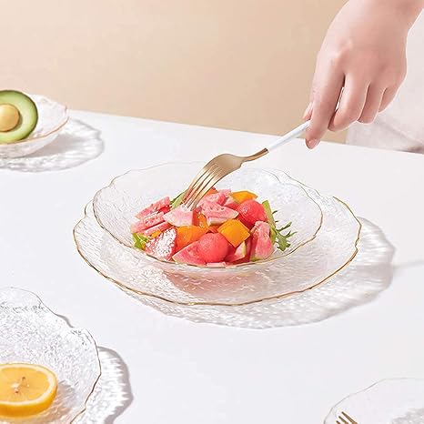 Porcelain Tableware Set, Dishwasher And Microwave Safe Tableware, 60 Pieces Of Tableware For 10 People, Floral Decoration Ceramic Tableware (3 Pcs)
