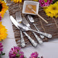 Liberty Tabletop Honey Bee 45pc Flatware Set Service For 8 Serving Set Included Silverware MADE IN USA 18/10