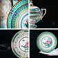Luxury Tableware Set, Enamel Bone China Tableware, 10-person Banquet Tableware, High-end Wedding Gifts, Healthy Enamel Porcelain
