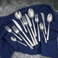 216-piece silverware set for 18,luxury style cutlery set,kitchen utensils flatware set includes knife fork spoon,tableware set for wedding banquet home hotel party use,dishwasher safe CX016-A 12