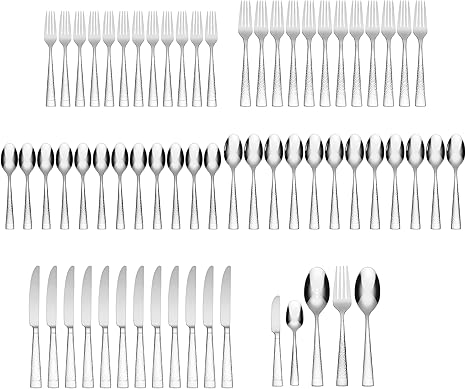 Oneida Sambre 65-Piece Flatware Set, Service for 12