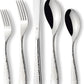 Hammered Silverware Set | Premium 18/10 Stainless Steel Flatware Service for 12 | Heavy-Duty & Dishwasher Safe | Built to Last (60-Piece, Marettimo Hammered)