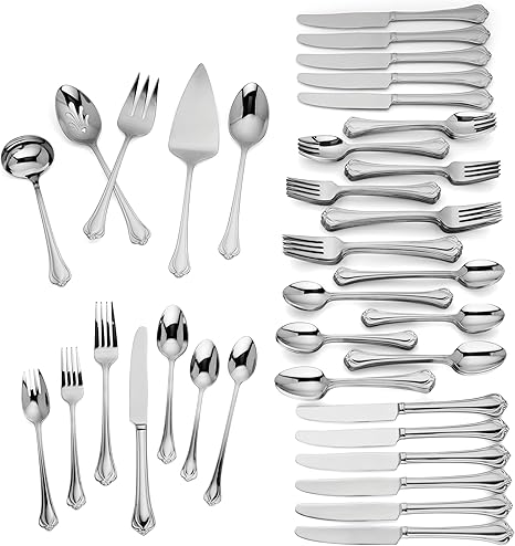 Lenox 892282 Alcott 89-Piece Flatware Set